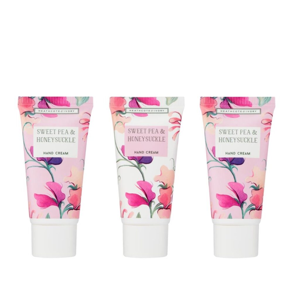 Sweet Pea and Honeysuckle Cream Trio Set - Heathcote and Ivory - Image 3
