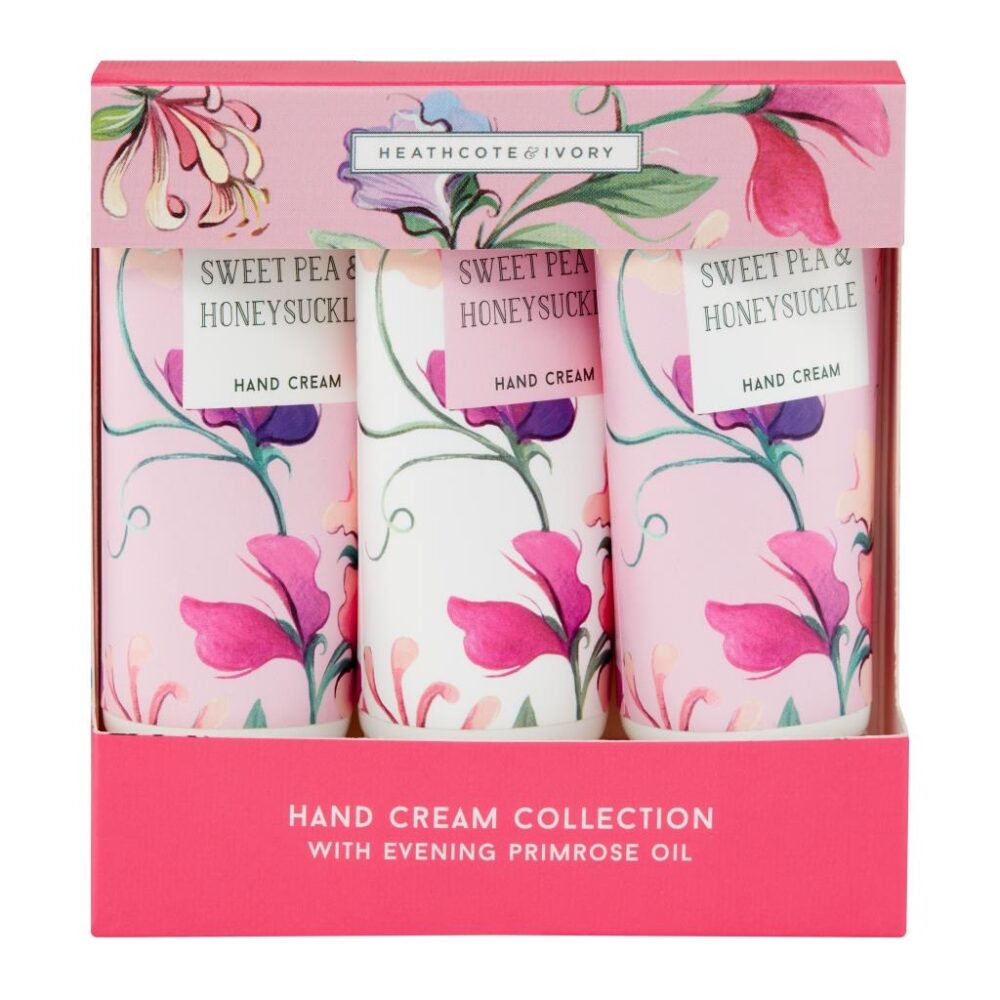 Sweet Pea and Honeysuckle Cream Trio Set - Heathcote and Ivory - Image 4