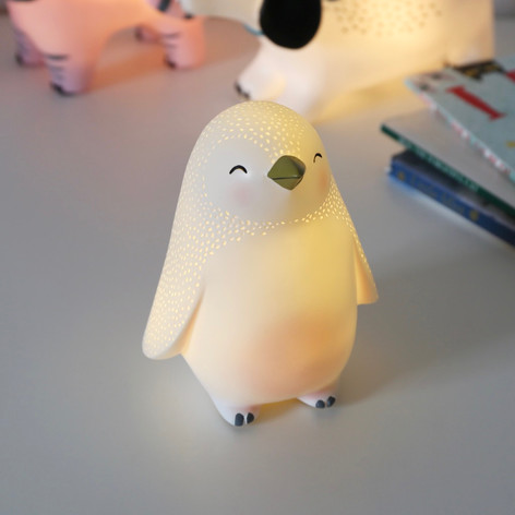 Disaster Designs Over The Moon Penguin Mini LED Night Light