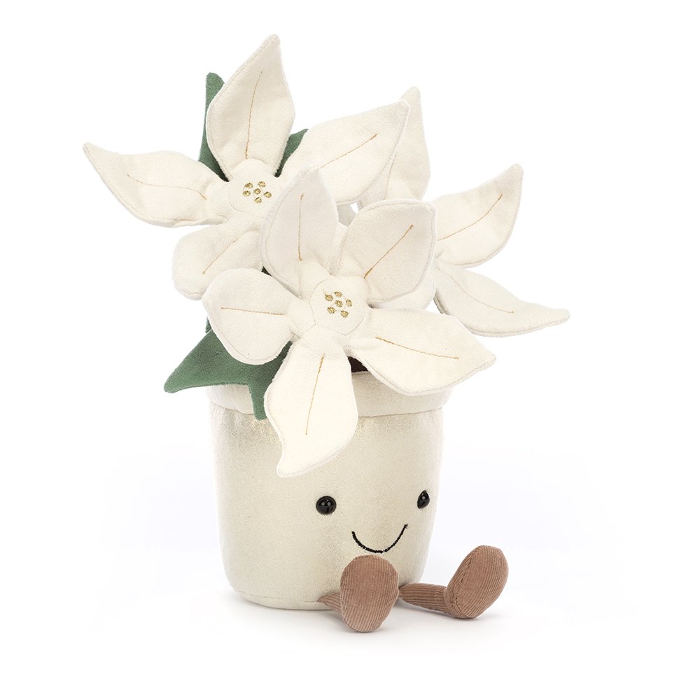 Jellycat Amuseables Gold Poinsettia - 25x10 cm