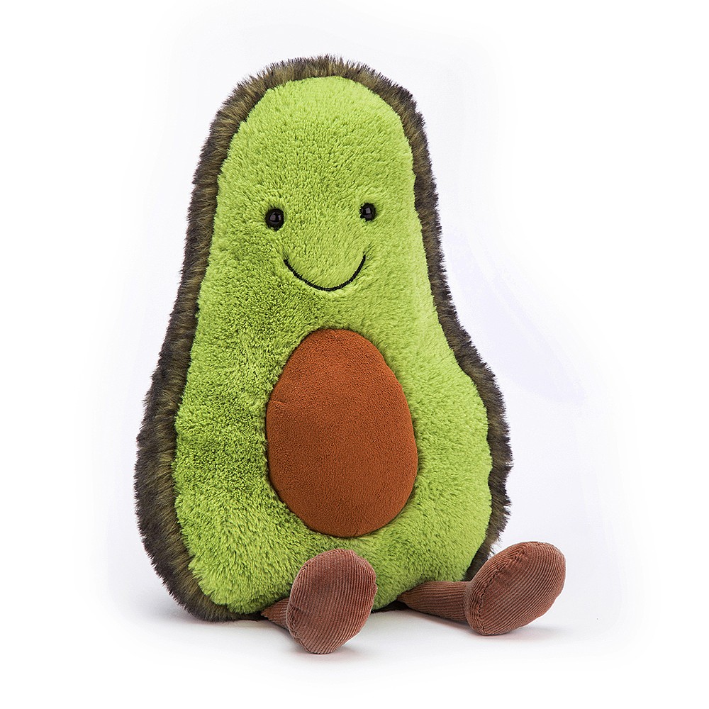 Jellycat Amuseables Avocado - Medium, 30cm x 14cm x 9cm