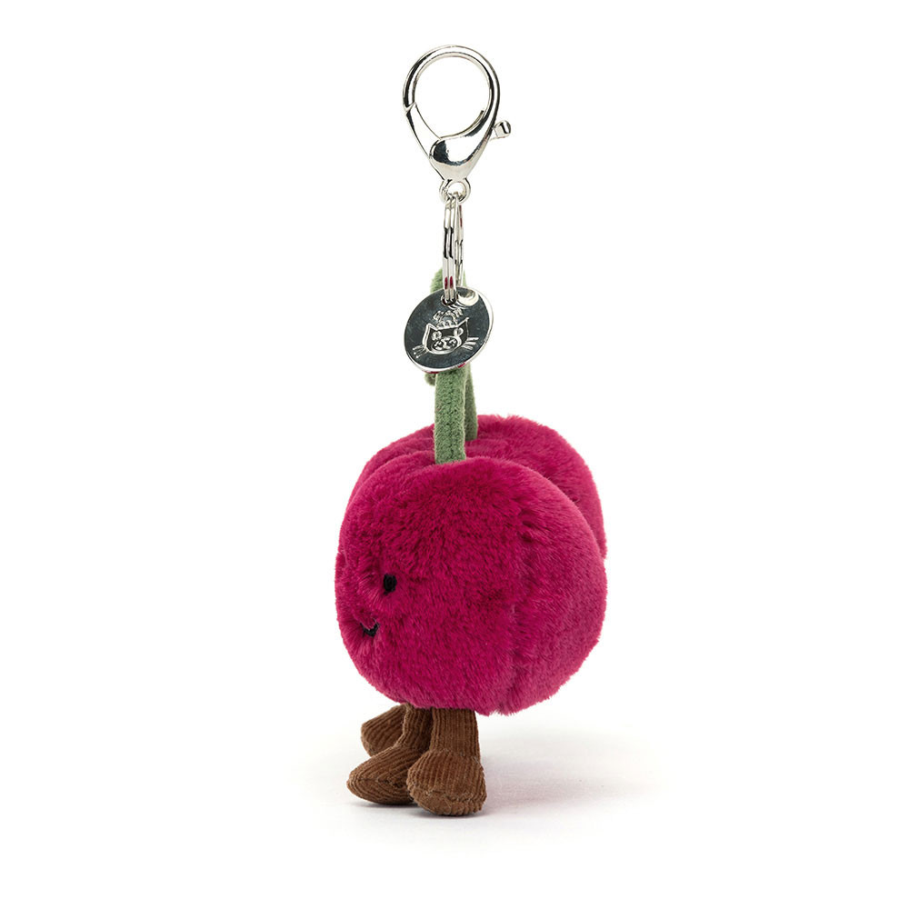 Jellycat Amuseables Cherries Bag Charm - Image 4