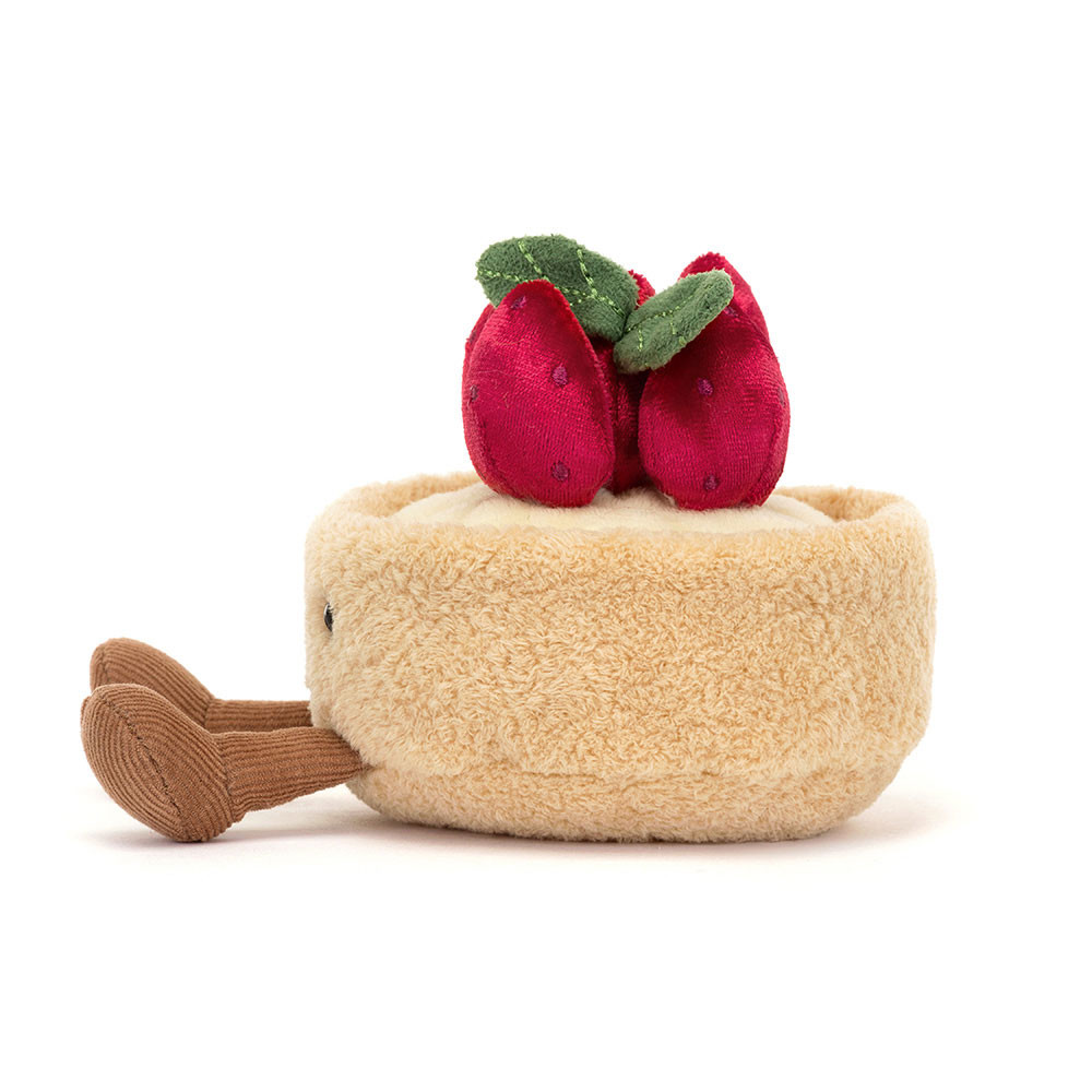 Jellycat Amuseables Fleurette Tarte Aux Fraises - Image 3