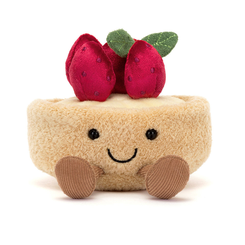 Jellycat Amuseables Fleurette Tarte Aux Fraises - Image 2
