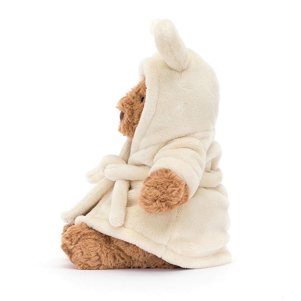 Jellycat Bartholomew Bear Bathrobe - Medium, 26x12cm - Image 3