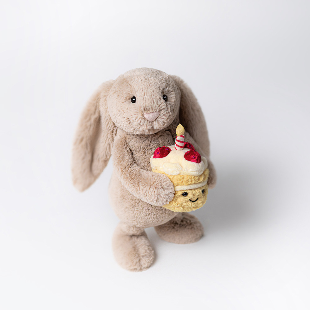 Jellycat Bashful Beige Birthday Bunny - Image 5