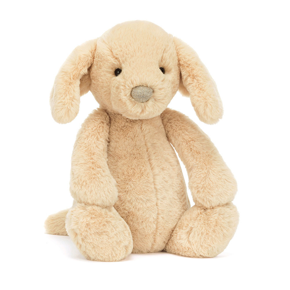Jellycat Bashful Luxe Puppy Orlando - Medium, 31cm x 12cm x 9cm