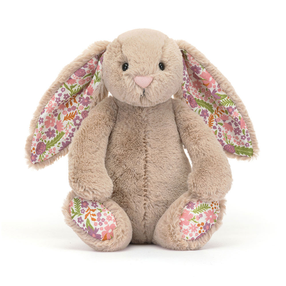 Jellycat Blossom Beige Bunny 'Petal' - Small 18cm x 9cm x 8cm - Image 4