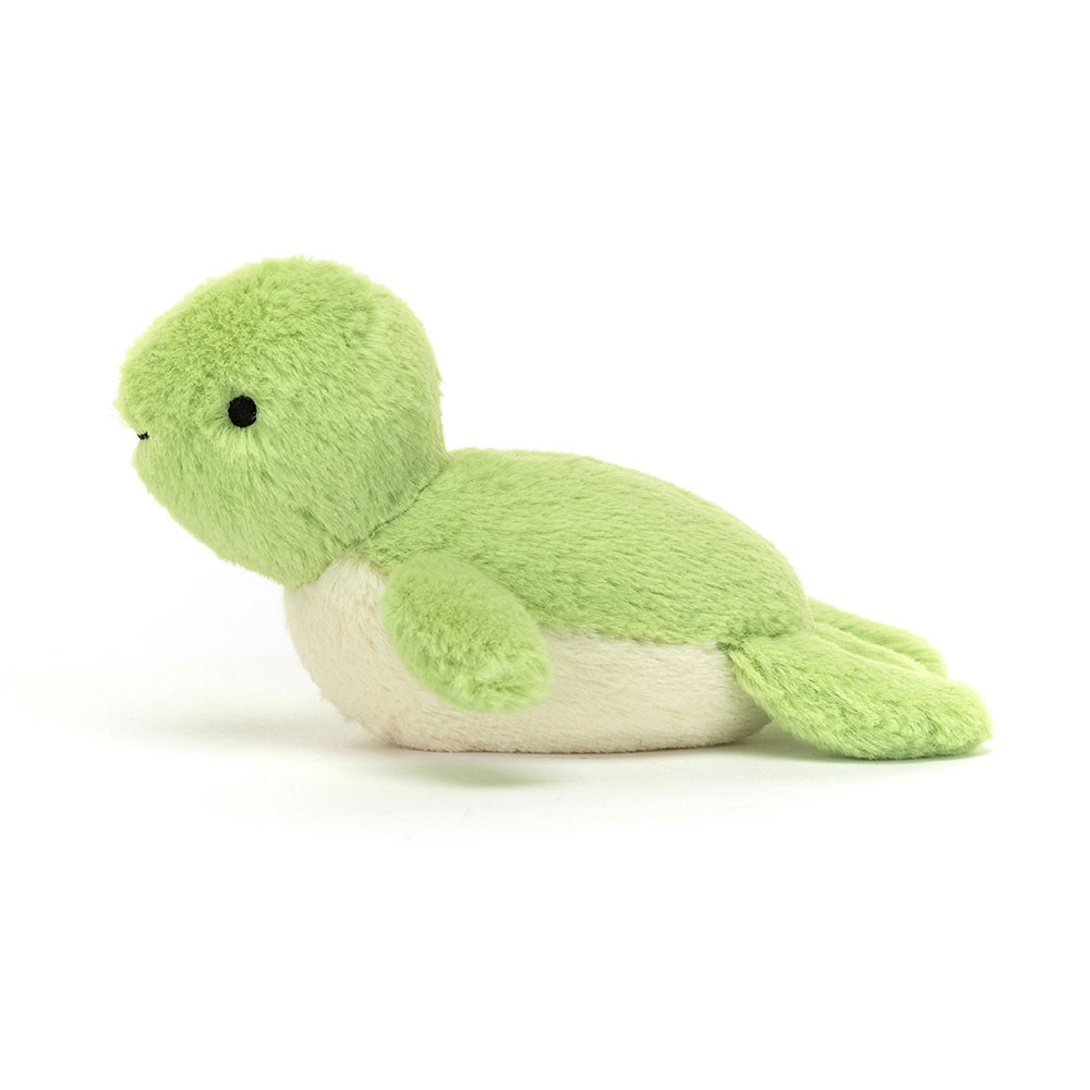 Jellycat Fluffy Turtle - 7x5x9cm - Image 2