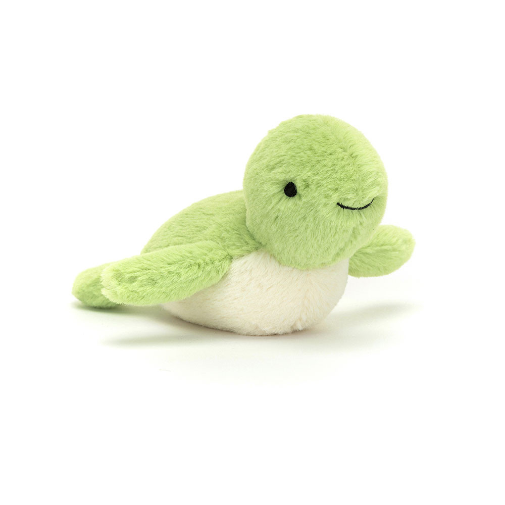 Jellycat Fluffy Turtle - 7x5x9cm