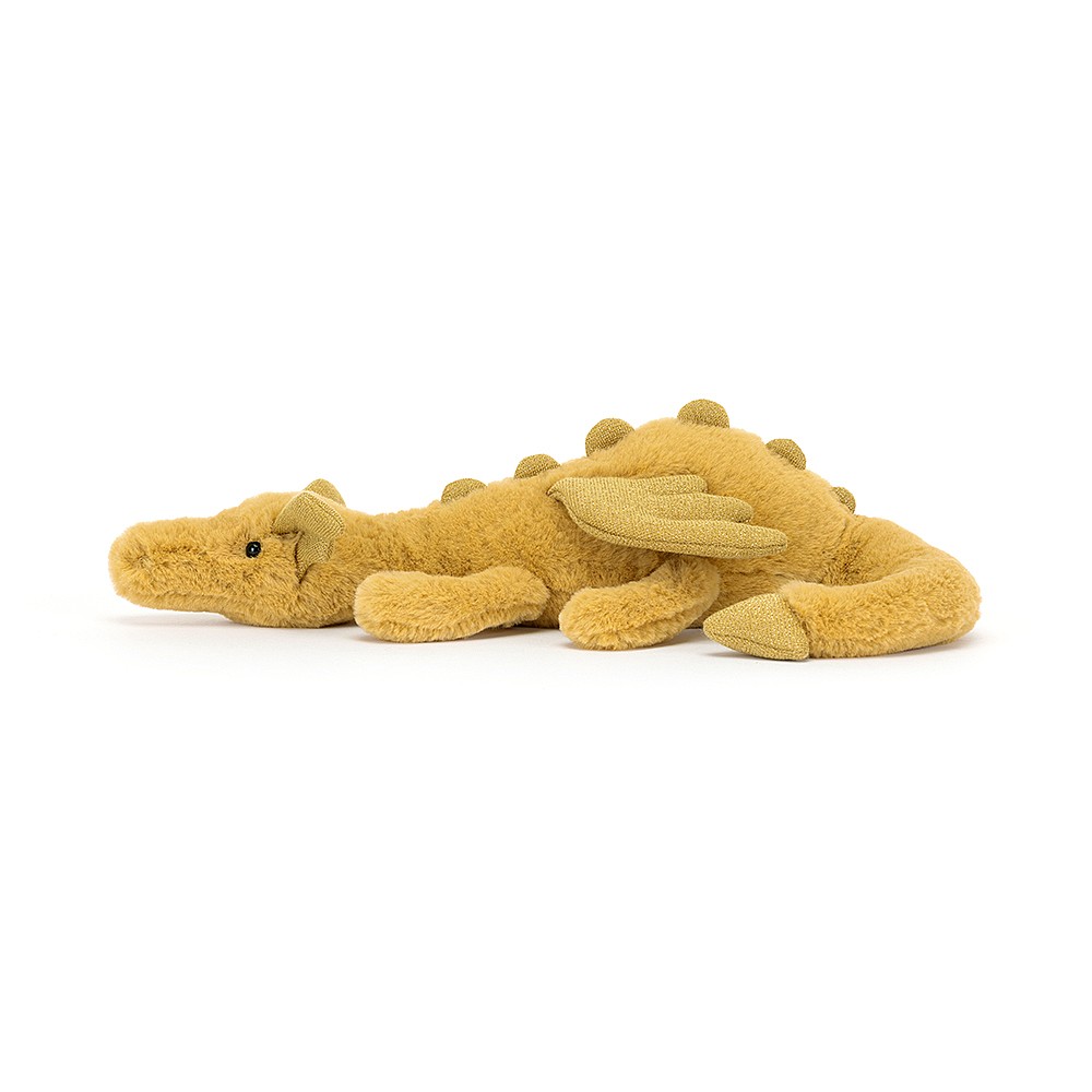 Jellycat Golden Dragon - Little, 8x30cm - Image 2