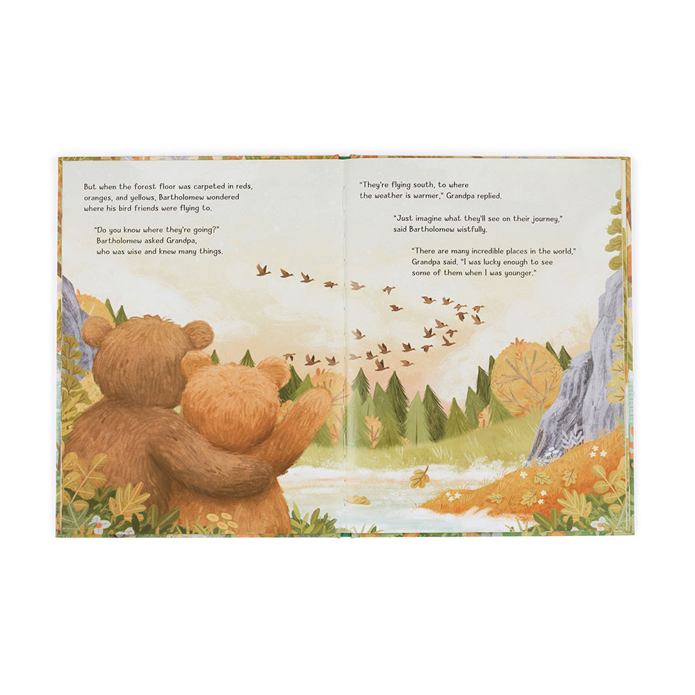 'It's A Big World’ Bartholomew Bear Story Book - Jellycat - Image 2
