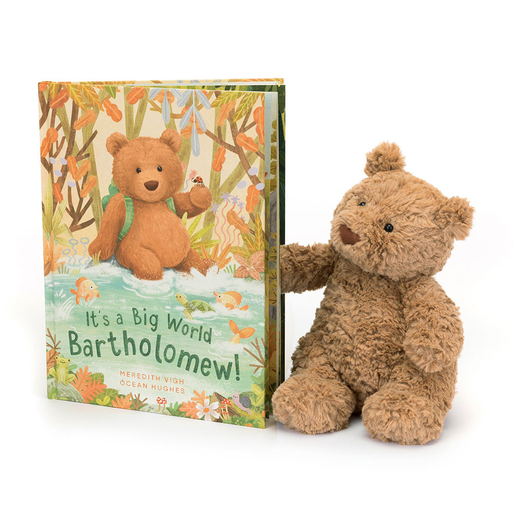 'It's A Big World’ Bartholomew Bear Story Book - Jellycat - Image 4