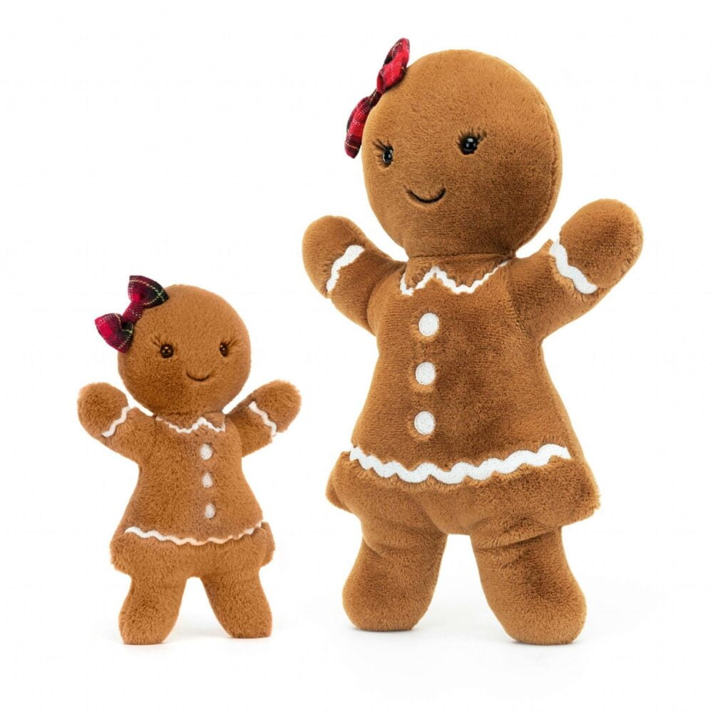 Jellycat Amuseables Jolly Gingerbread Ruby - 18x9cm - Image 4