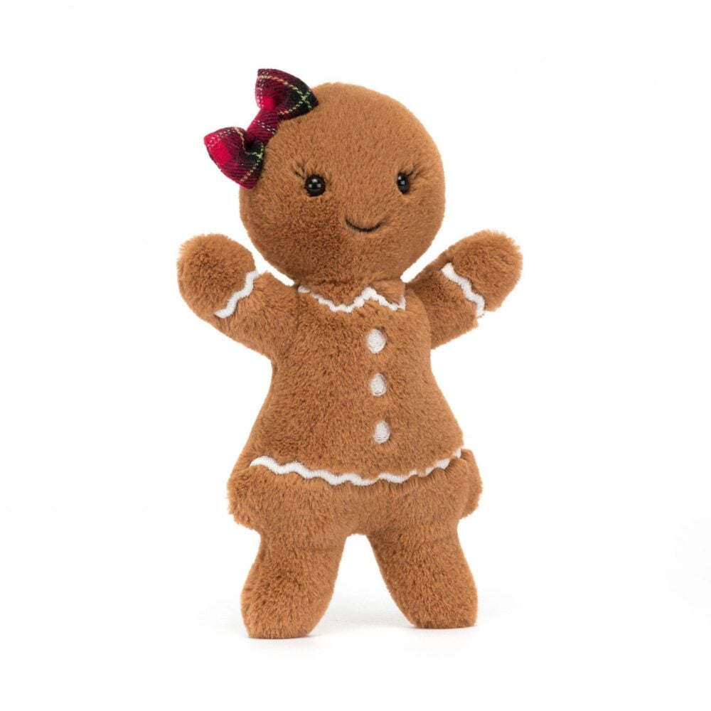 Jellycat Amuseables Jolly Gingerbread Ruby - 18x9cm