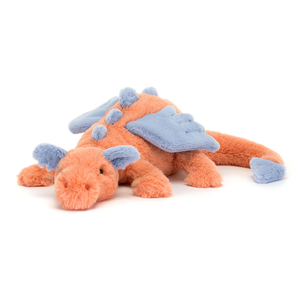 Jellycat Persimmon Dragon - Large, 12cmx14cmx50cm