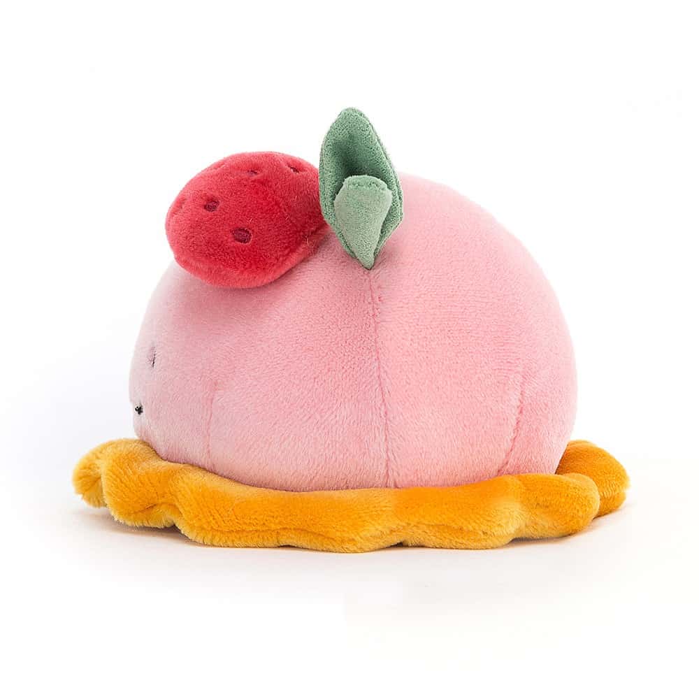 Jellycat Pretty Patisserie Dome Framboise Cake - 5x10cm - Image 2