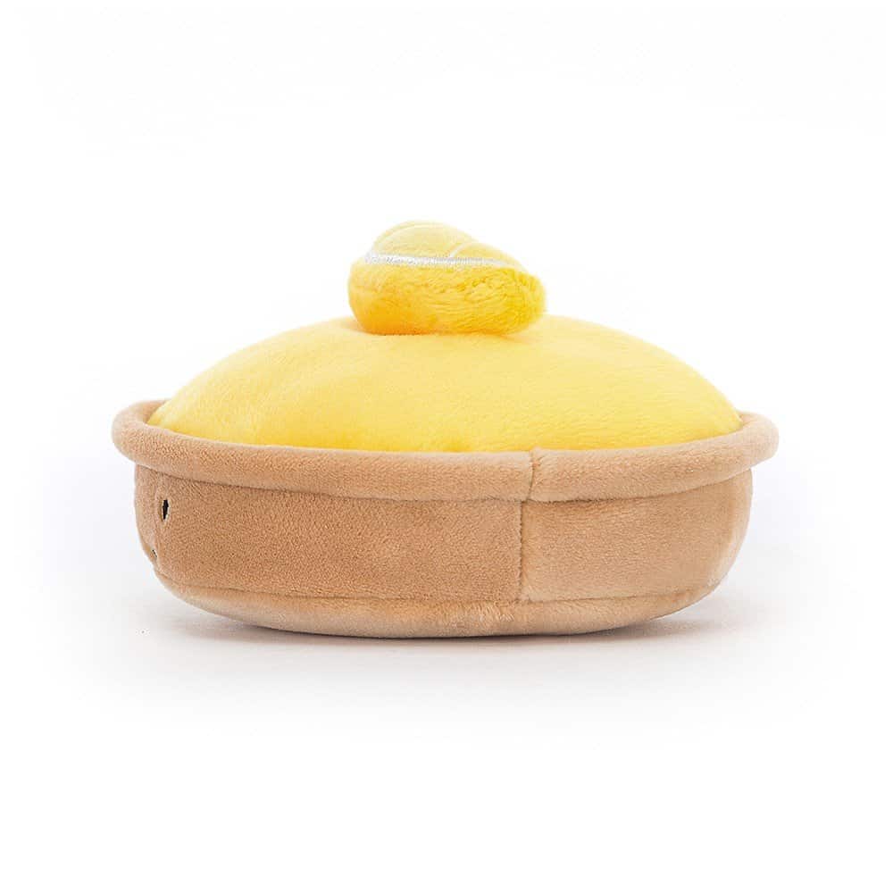 Jellycat Pretty Patisserie Tarte Au Citron Cake - 5x10cm - Image 3
