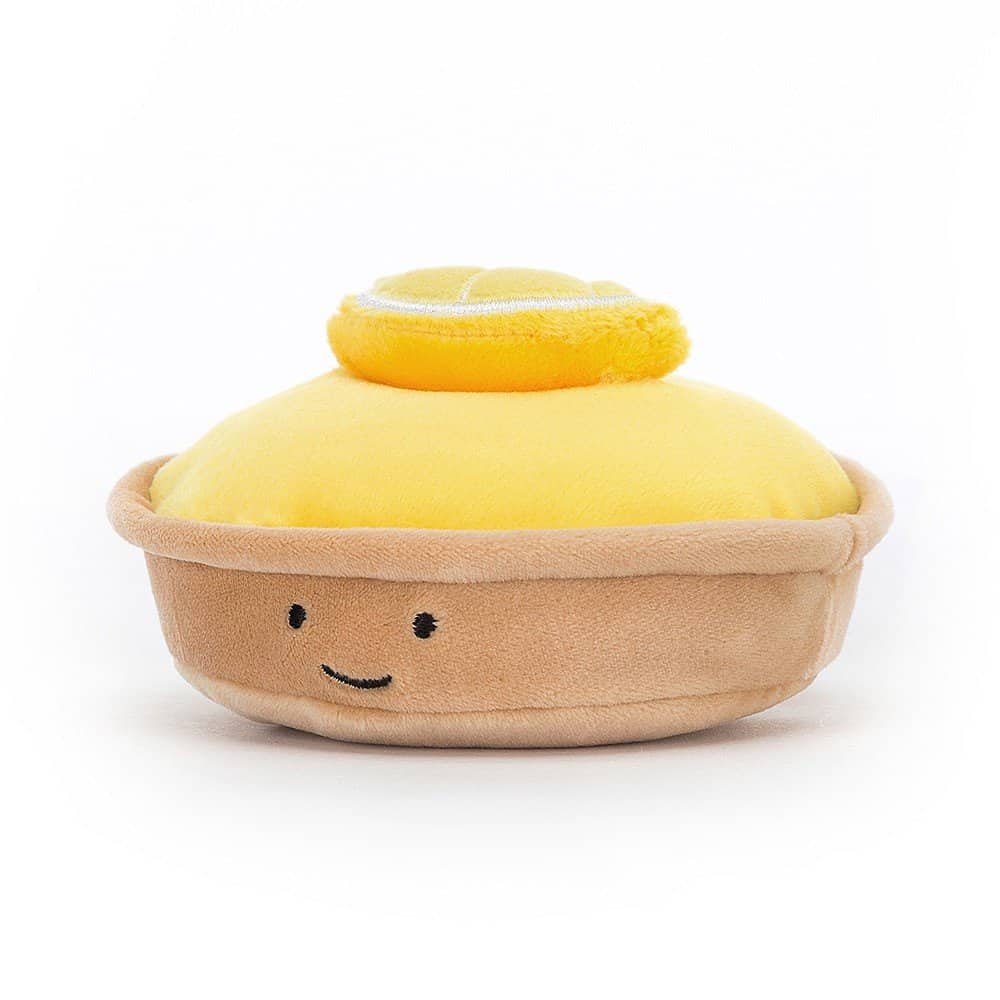 Jellycat Pretty Patisserie Tarte Au Citron Cake - 5x10cm - Image 4