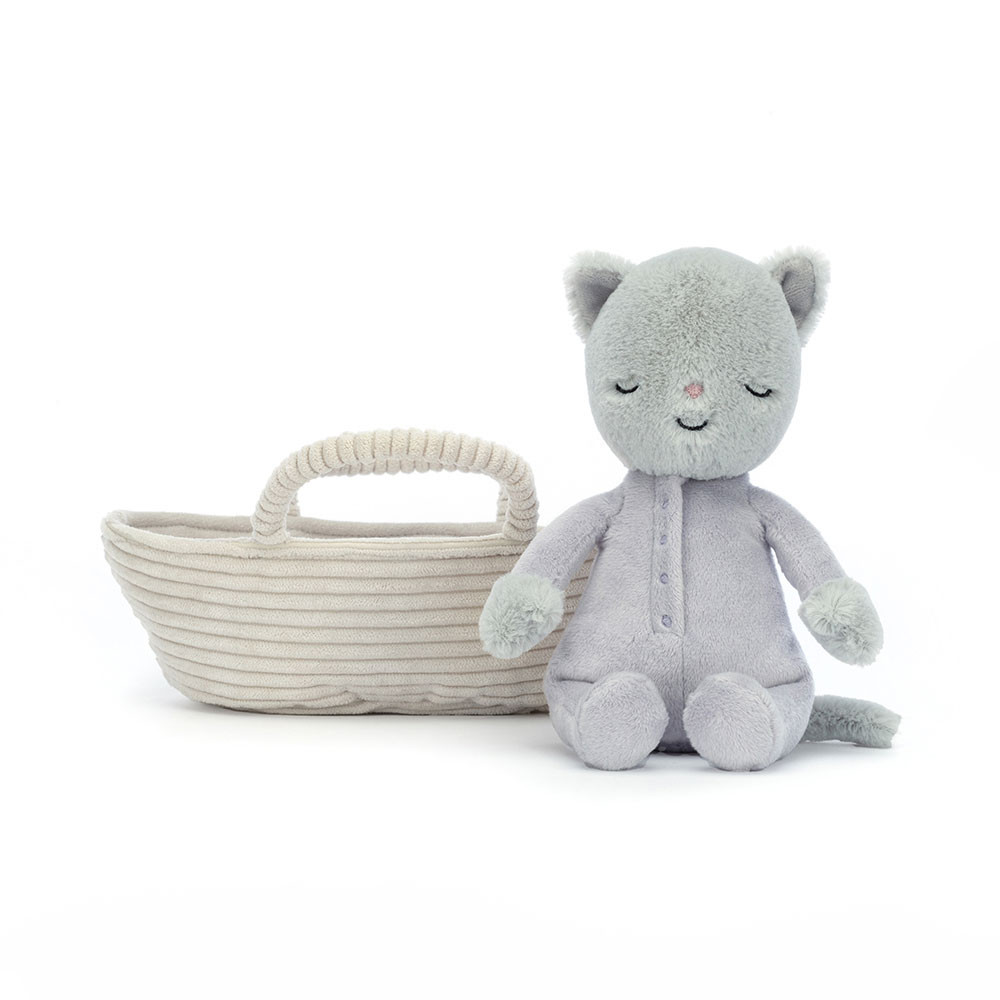 Jellycat Rock-A-Bye Kitten - 12cm x 9cm x 20cm - Image 2
