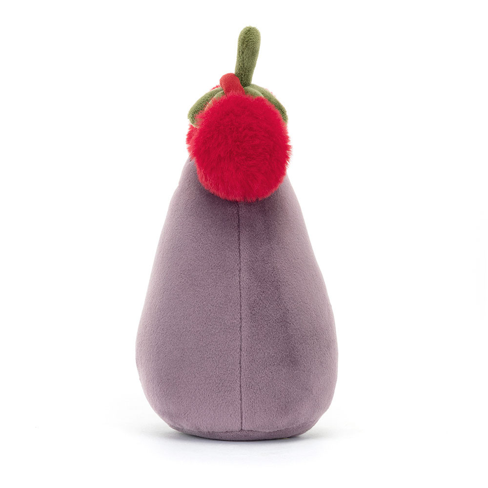 Jellycat Toastie Vivacious Red Aubergine - 16x9cm - Image 2