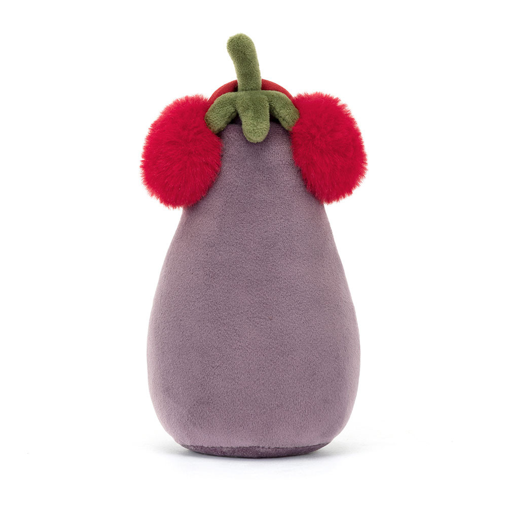 Jellycat Toastie Vivacious Red Aubergine - 16x9cm - Image 3
