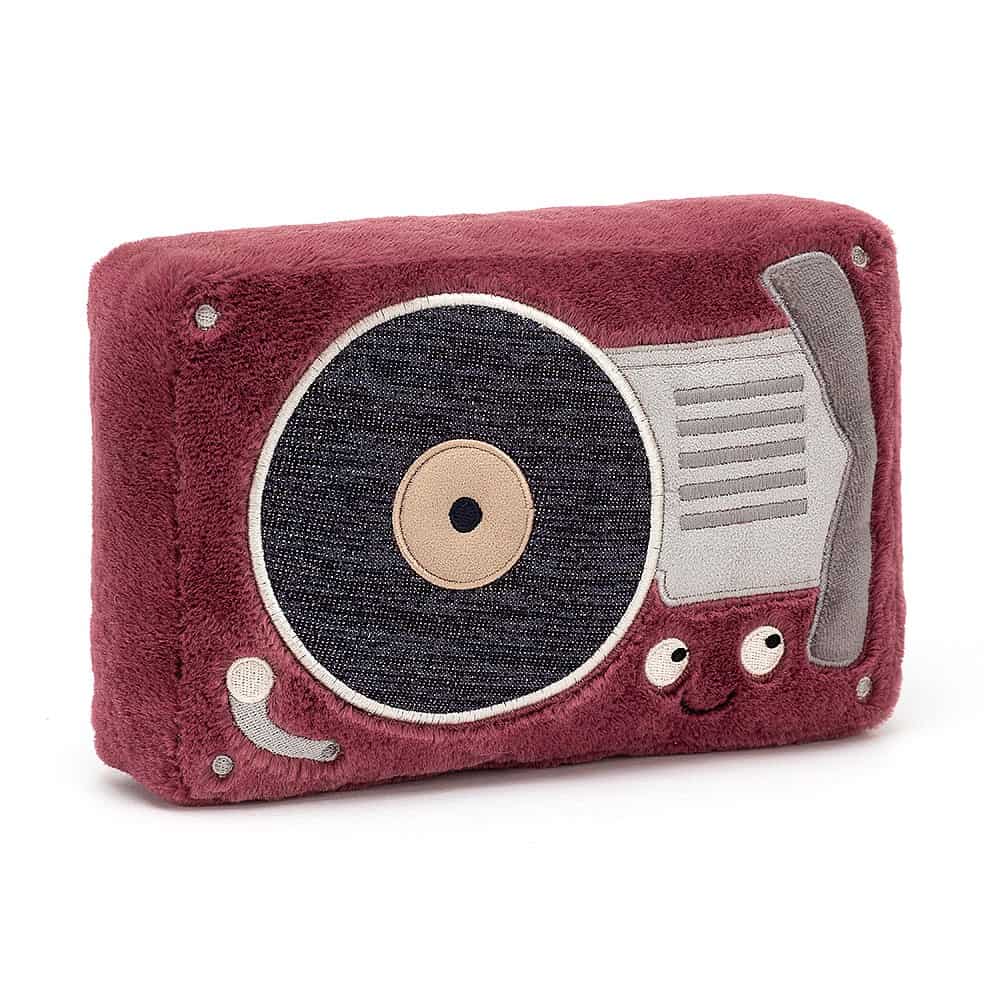 Jellycat Wiggedy Record Player Toy - 24x16cm