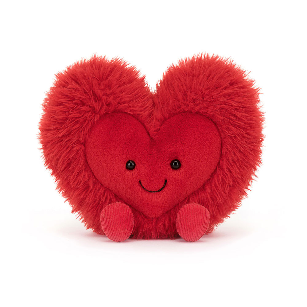 Jellycat Amuseables Beatie Heart - Large, 24cm x 23cm x 7cm - Image 2
