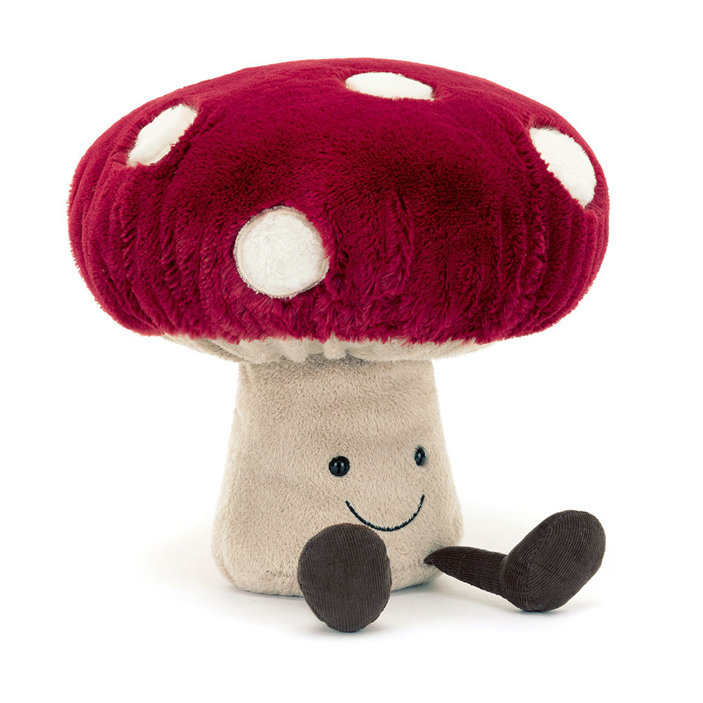 Jellycat Amuseables Mushroom - 28cm x 11cm x 9cm