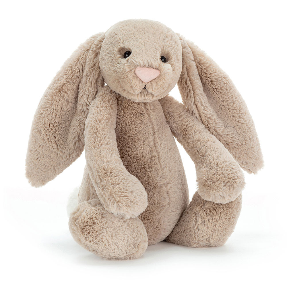 Jellycat Bashful Beige Bunny - Large, 36cm x 15cm x 13cm