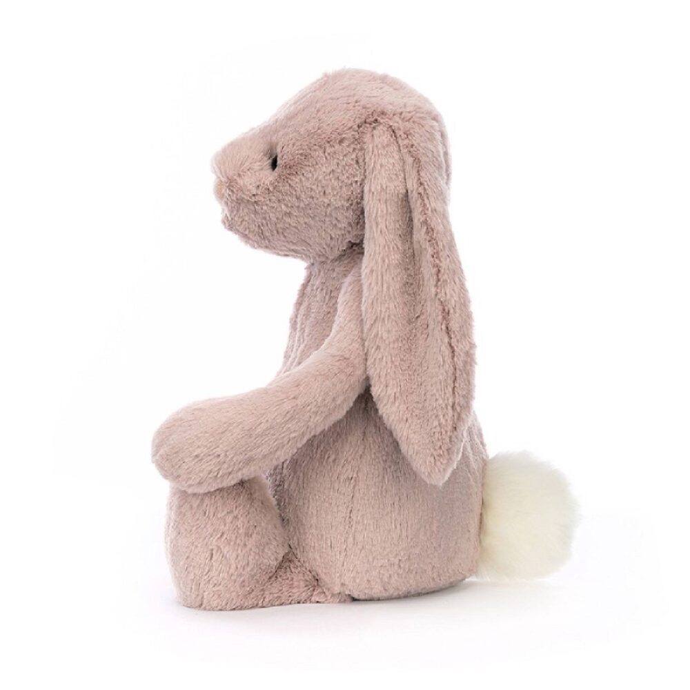 Jellycat Bashful Luxe Bunny Rosa - Medium, 31x12cm - Image 4