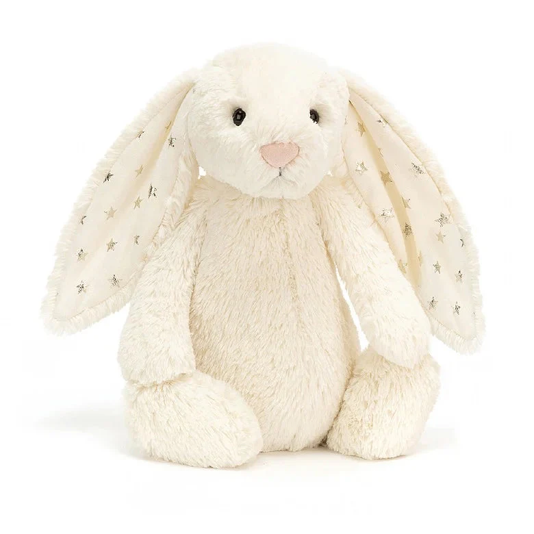 Jellycat Bashful Twinkle Bunny - Medium, 31cmx12cmx9cm