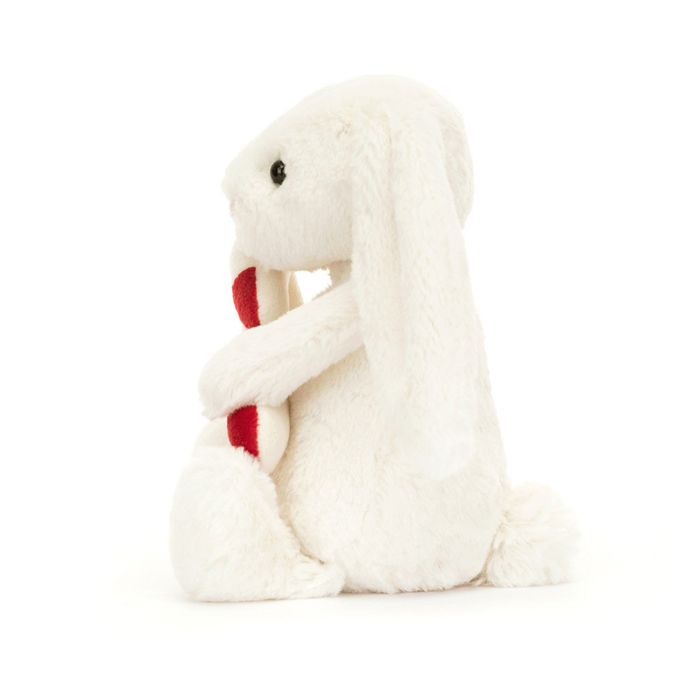 Jellycat Bashful Bunny with Candy Cane - Image 2