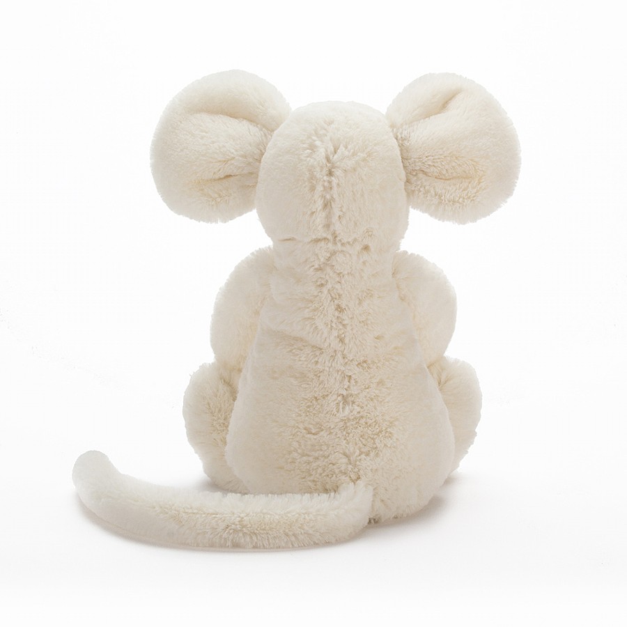 Jellycat Bashful Cream Mouse - Small, 18 cm - Image 3