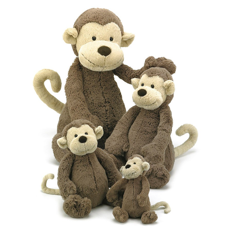 Jellycat Bashful Monkey - Medium 31 x 12 cm - Image 4