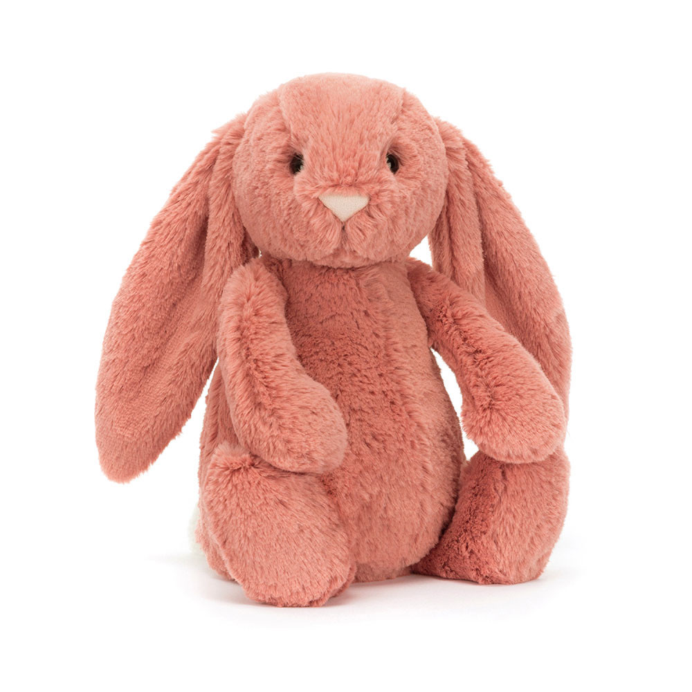 Jellycat Bashful Sorrel Bunny - Medium, 31cmx12cmx9cm