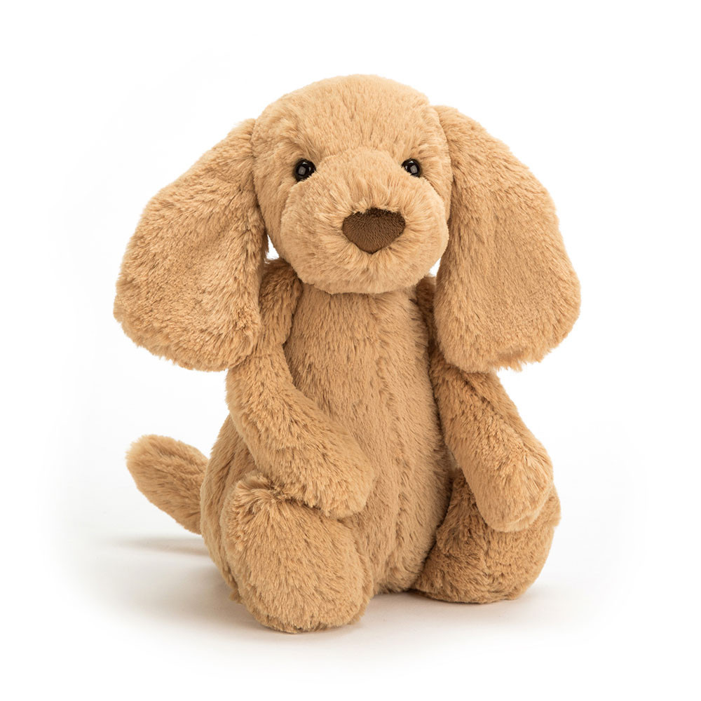 Jellycat Bashful Toffee Puppy - Small, 18x9x8cm