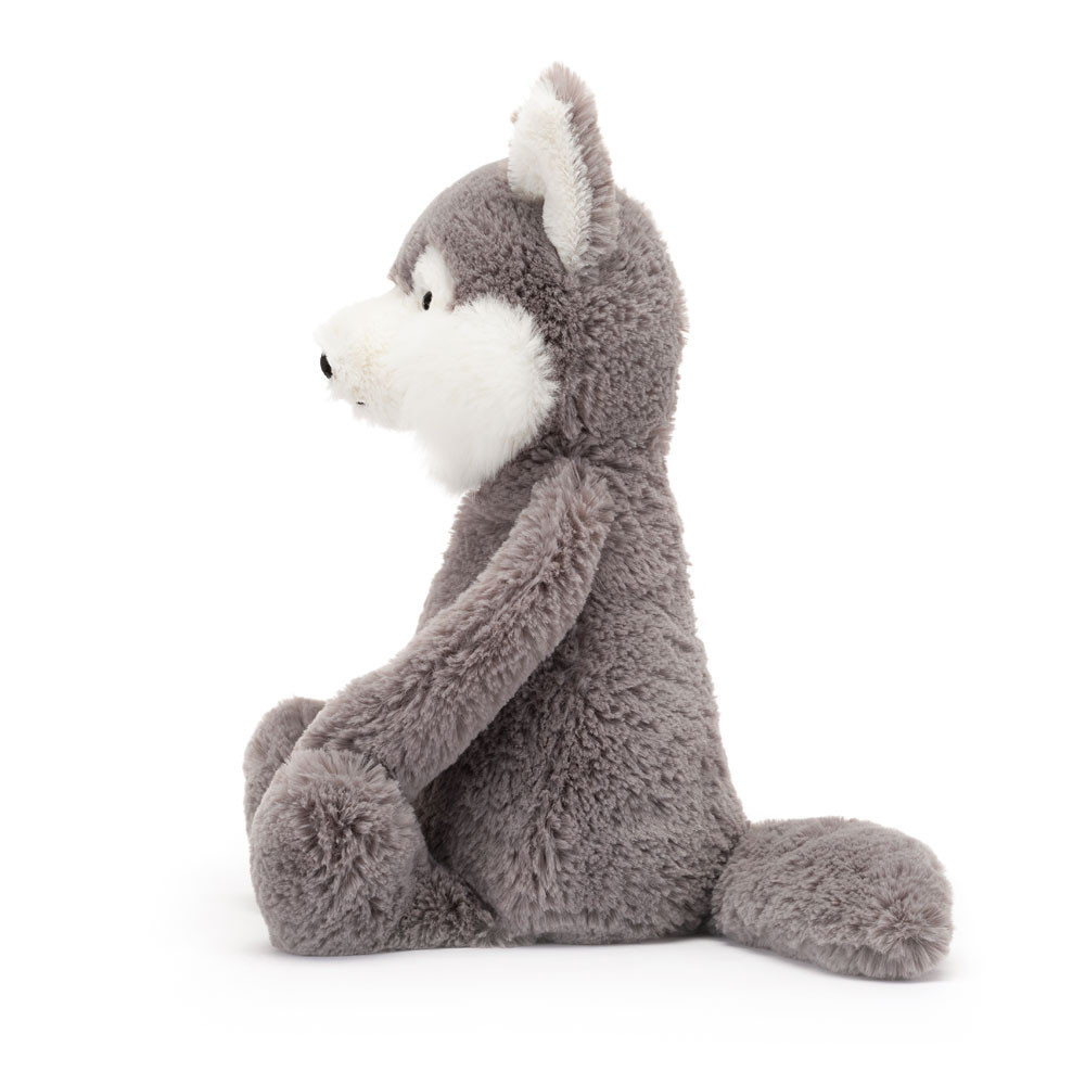 Jellycat Bashful Wolf - 31cm x 12cm x 9cm - Image 3
