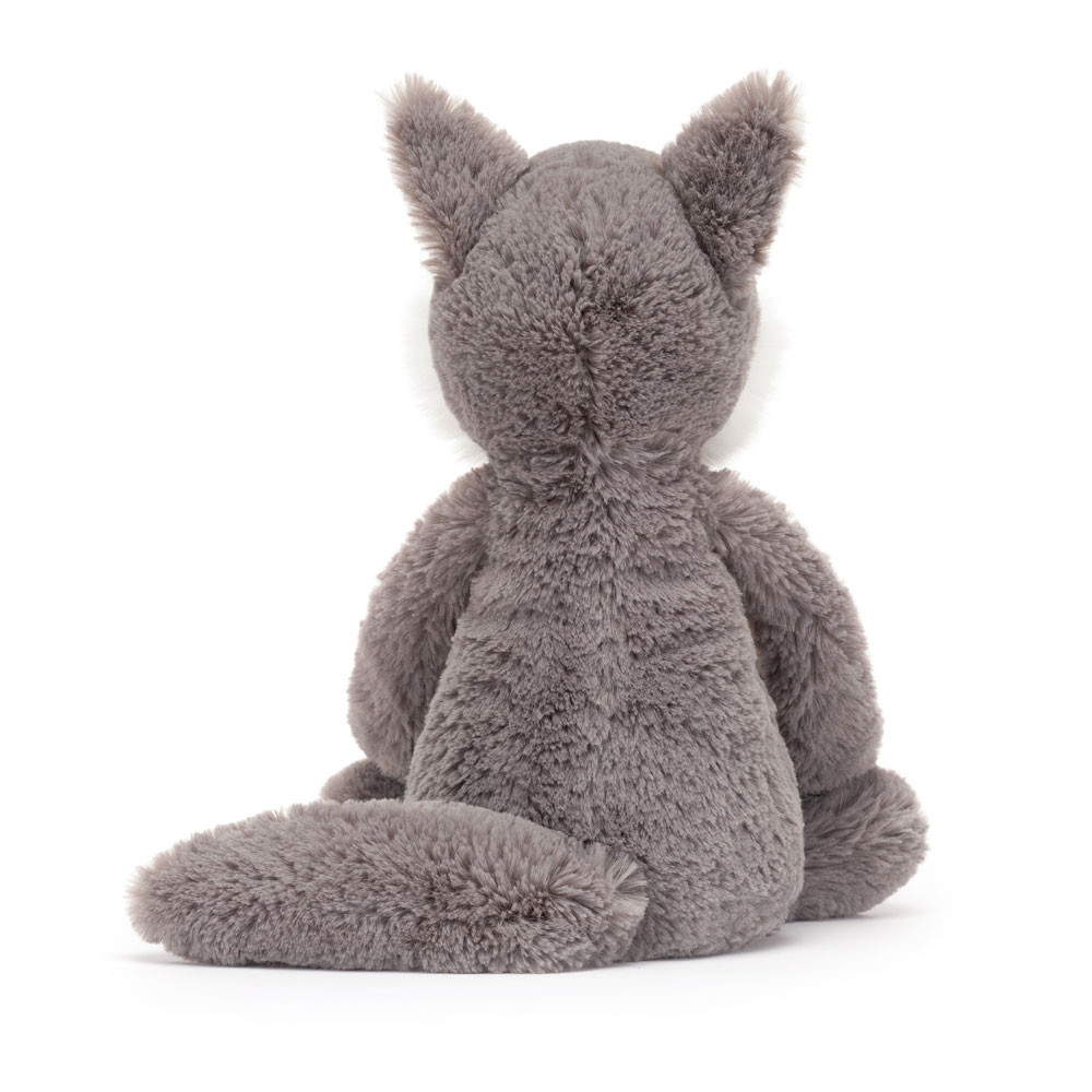 Jellycat Bashful Wolf - 31cm x 12cm x 9cm - Image 2