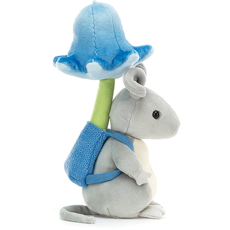 Jellycat Flower Forager Mouse - 14cm x 8cm x 7cm - Image 2