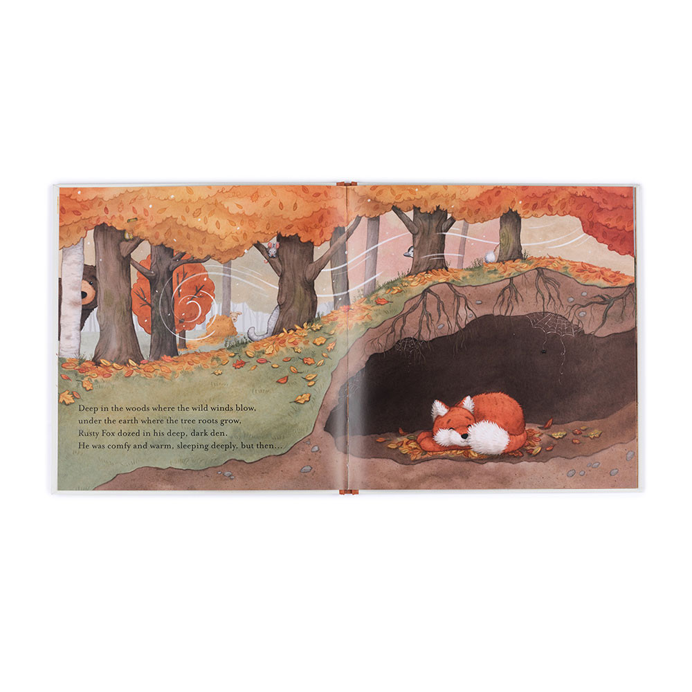 'Warm in the Storm’ Fox Story Book - Jellycat - Image 2