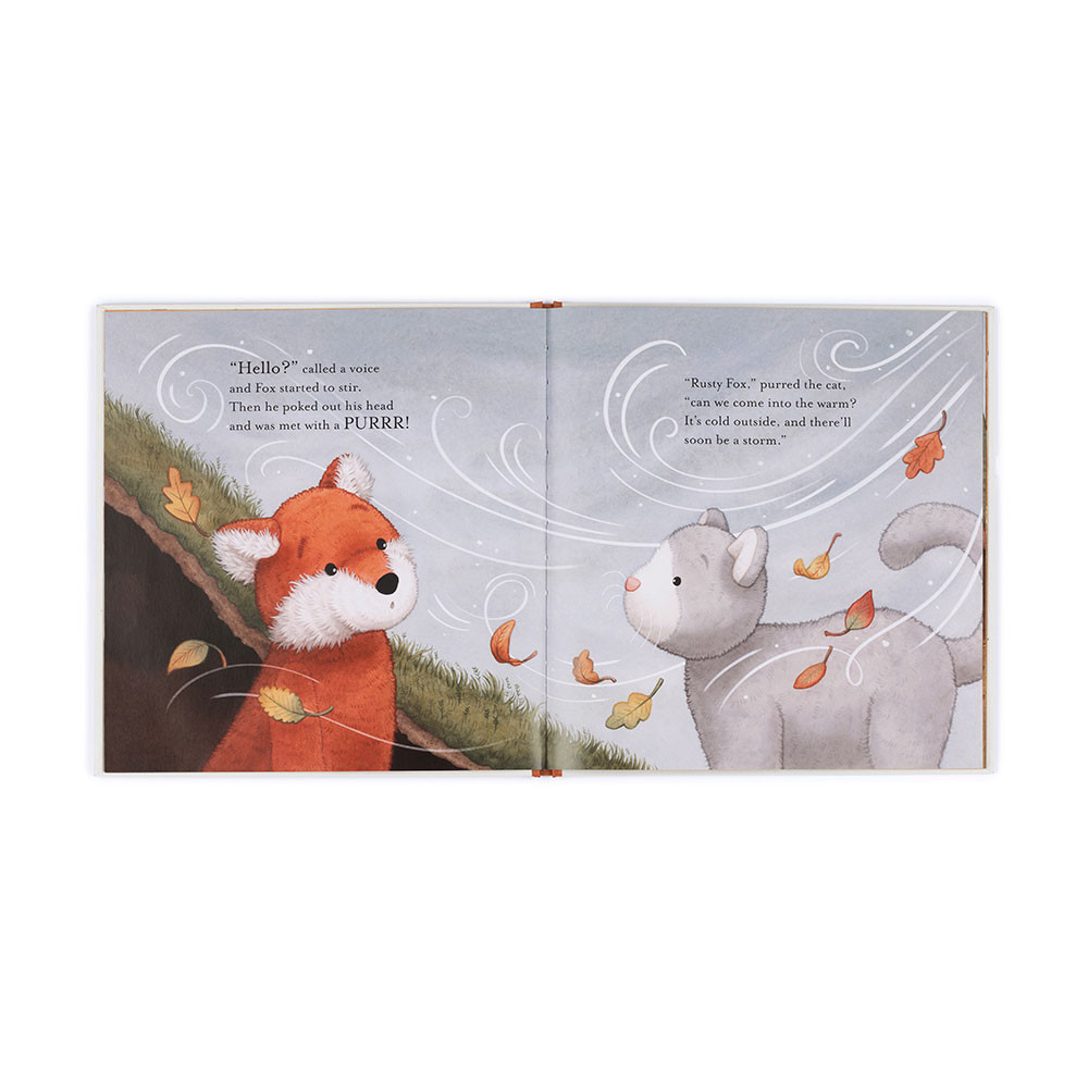 'Warm in the Storm’ Fox Story Book - Jellycat - Image 3