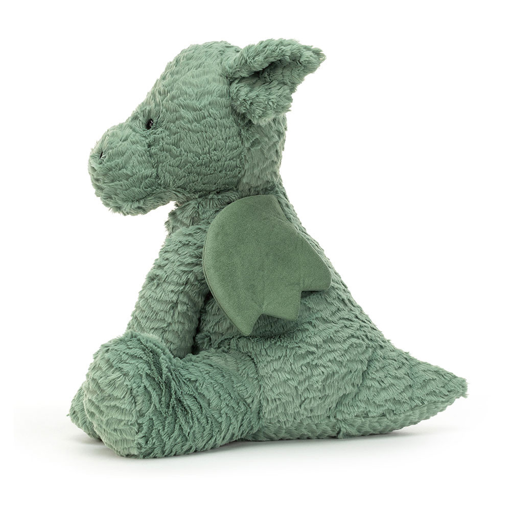 Jellycat Fuddlewuddle Dragon - Huge, 38cm x 20cm x 24cm - Image 2