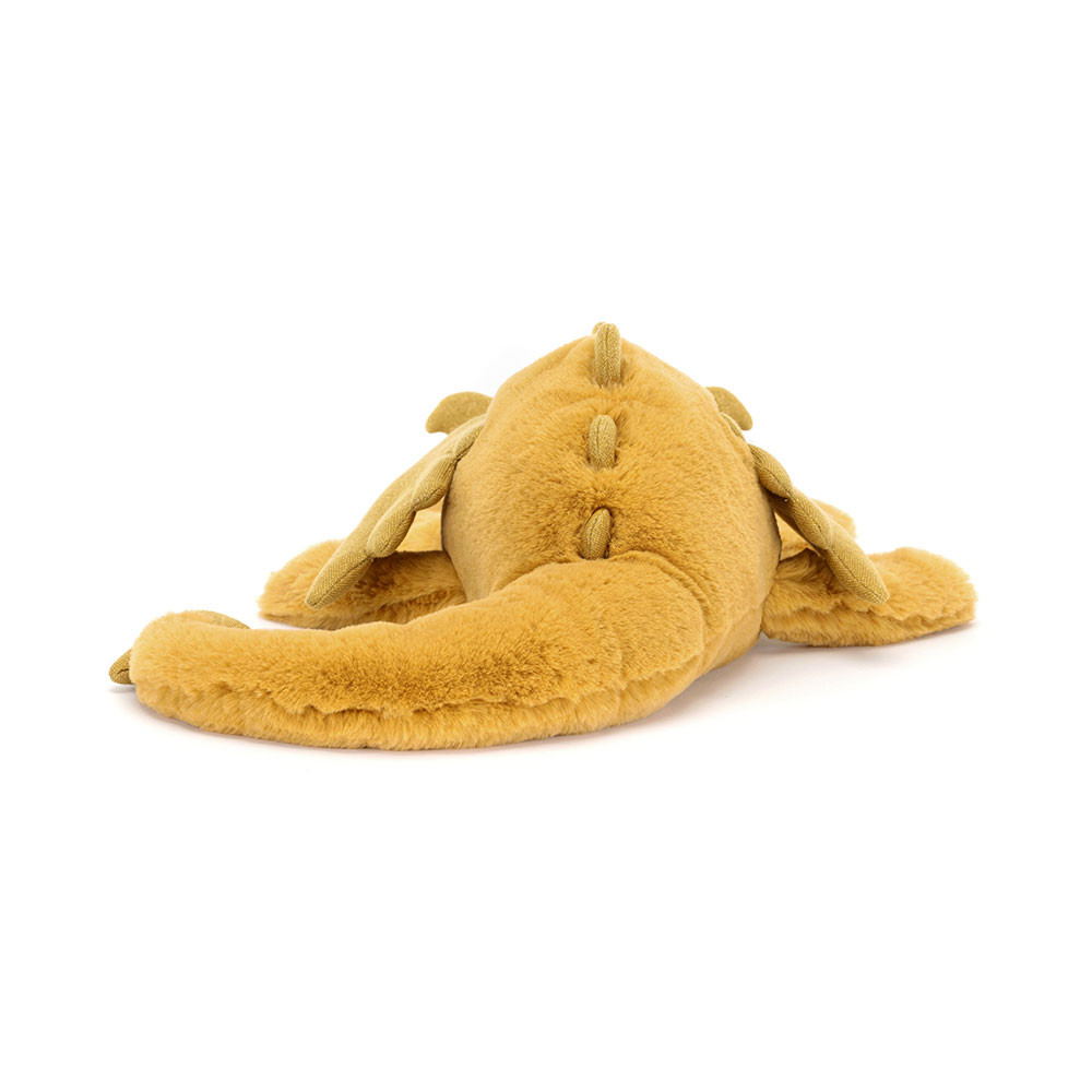 Jellycat Golden Dragon - Large, 12cm x 14cm x 50cm - Image 3