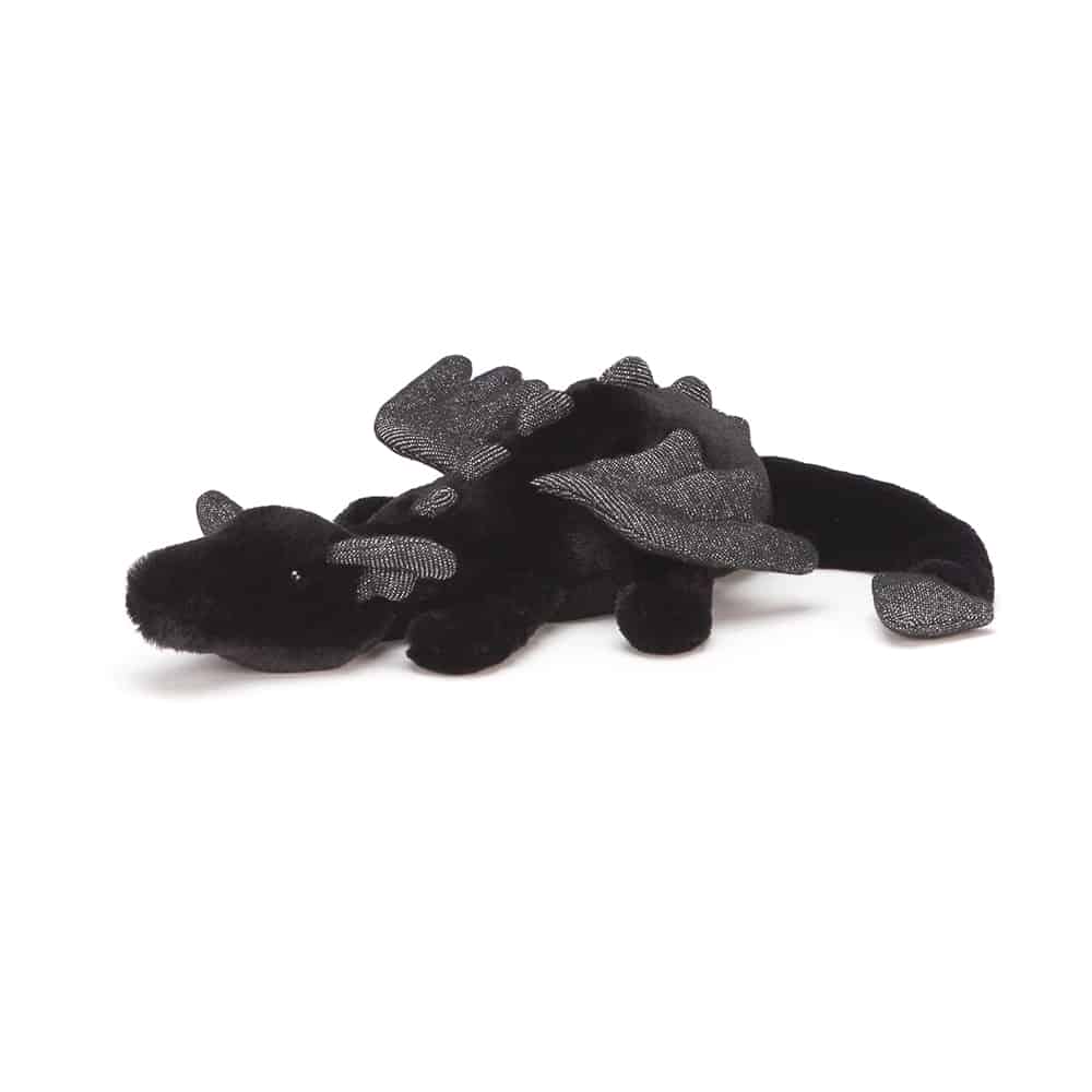 Jellycat Onyx Dragon - Little, 26 x 7 cm