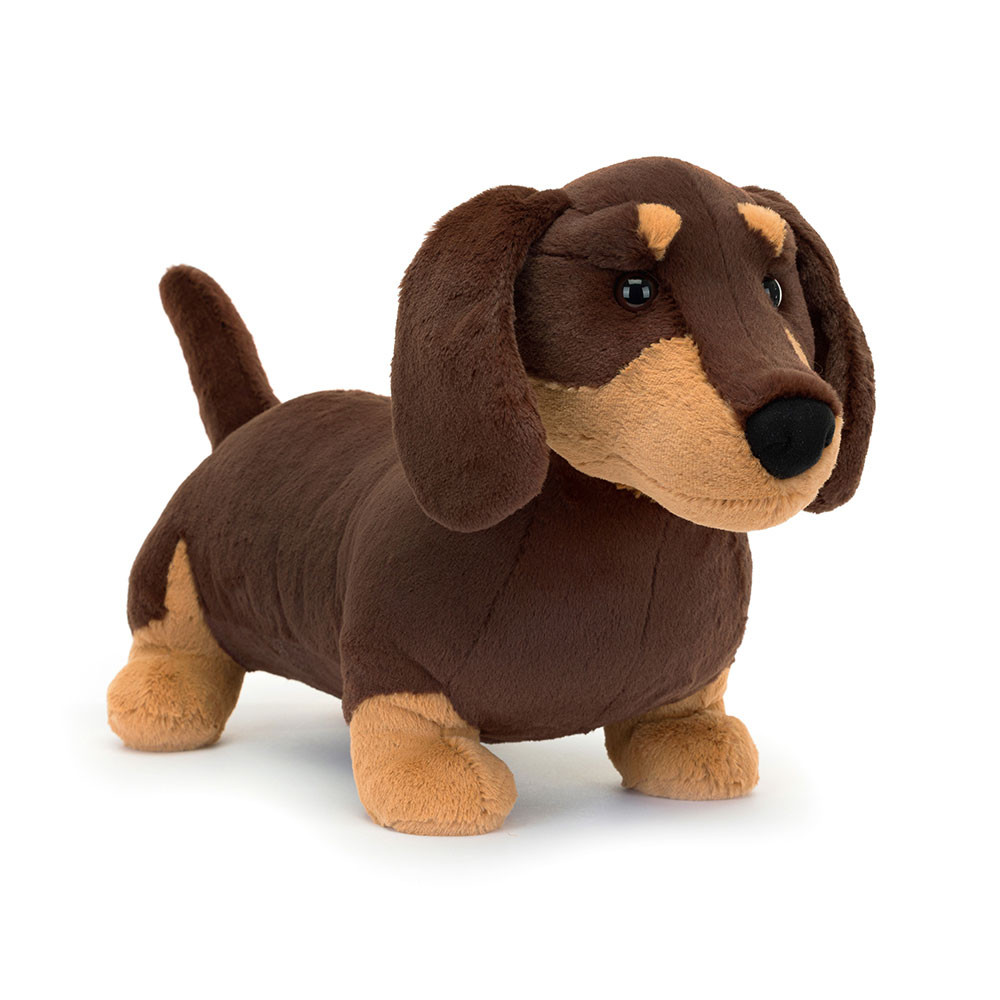Jellycat Otto Sausage Dog - Big, 28cm x 14cm x 46cm