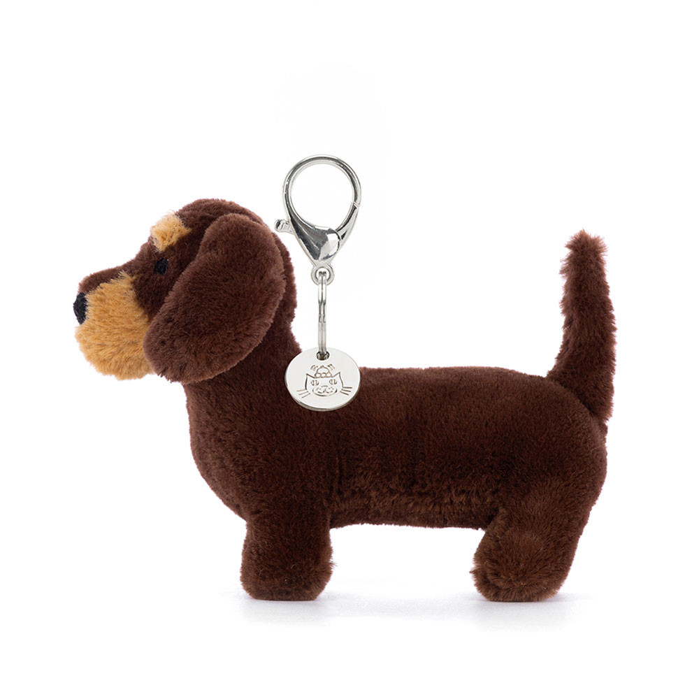 Jellycat Otto Sausage Dog Bag Charm - Image 2