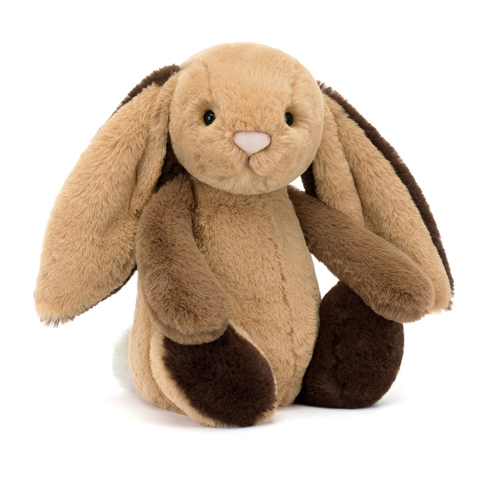 Bashful Patchwork Brown Bunny - Medium