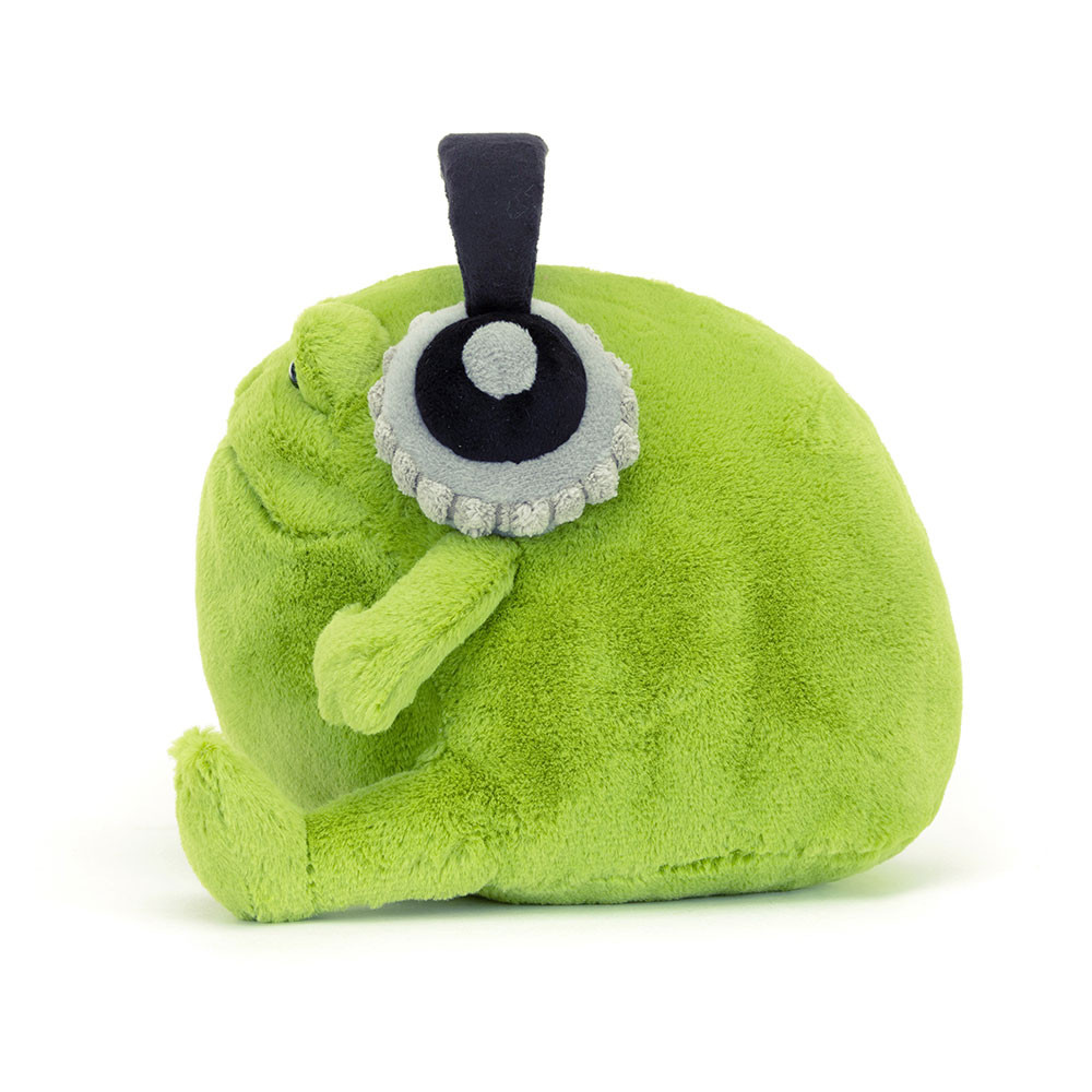 Jellycat Ricky Rain Frog Headphones - 15cm x 16cm x 18cm - Image 2