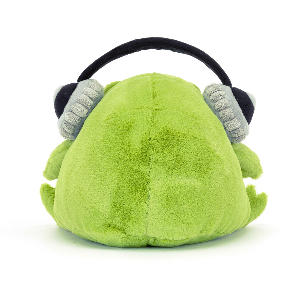 Jellycat Ricky Rain Frog Headphones - 15cm x 16cm x 18cm - Image 3